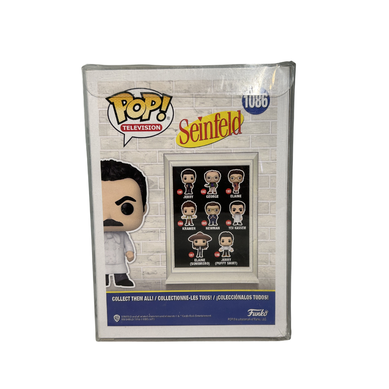 Load image into Gallery viewer, Larry Thomas Autographed Yev Kassem Soup Nazi Inscribed #1086 Funko Pop JSA Auth
