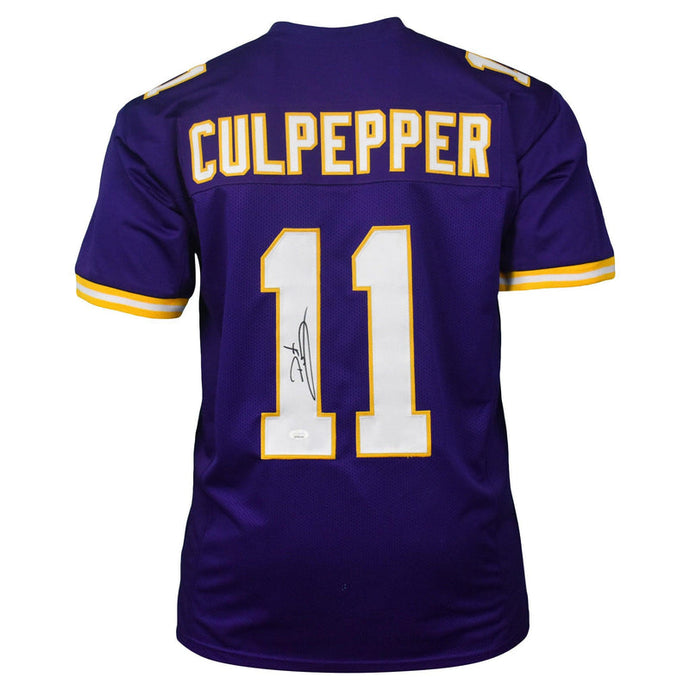 Daunte Culpepper Minnesota Vikings Purple Autographed Football Jersey - Beckett COA