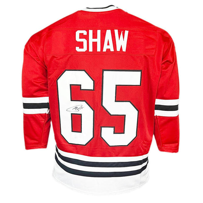 Andrew Shaw Chicago Blackhawks Red Autographed Hockey Jersey - JSA COA