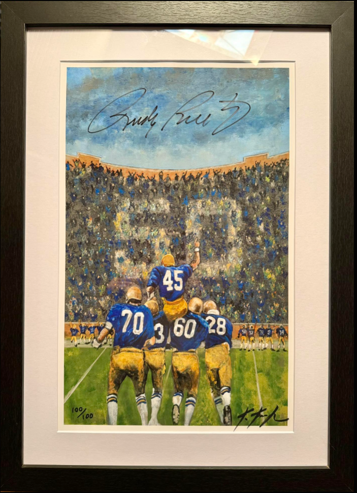 Load image into Gallery viewer, Kathleen Keifer x Rudy Ruettiger Dual-Signed 11"x17" Archival Print Limited Edition
