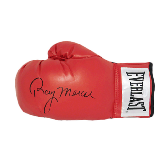 Ray Mercer Autographed Red Boxing Glove - JSA COA