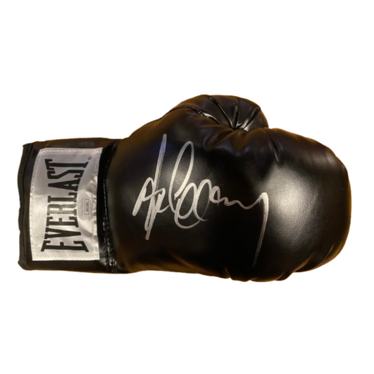 Gerry Cooney Autographed Black Boxing Glove - JSA COA