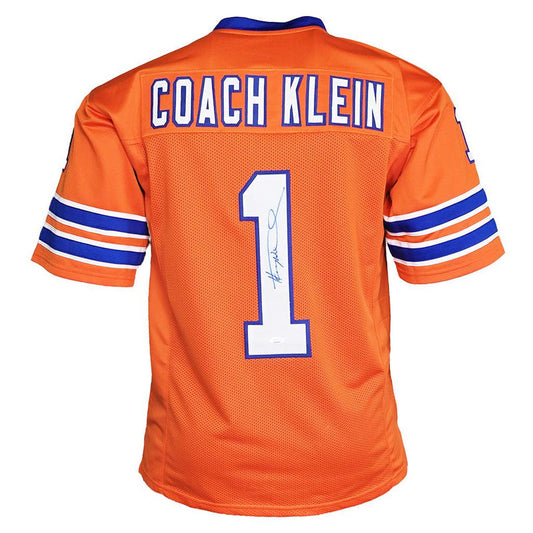 Henry Winkler Coach Klein Water Boy Orange Autographed Football Jersey -JSA COA