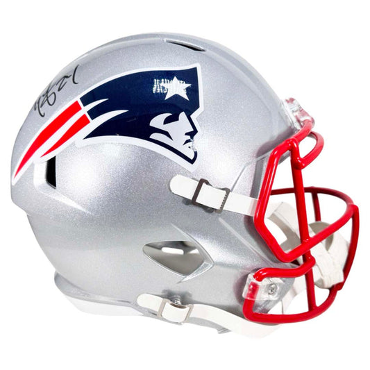 Ty Law New England Patriots Autographed Full-Size Replica Helmet - Beckett COA