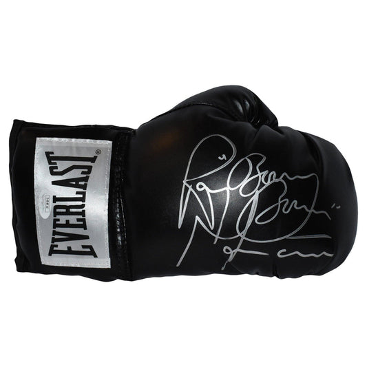 Ray Mancini Autographed Black Boxing Glove w/ "Boom Boom" - JSA COA