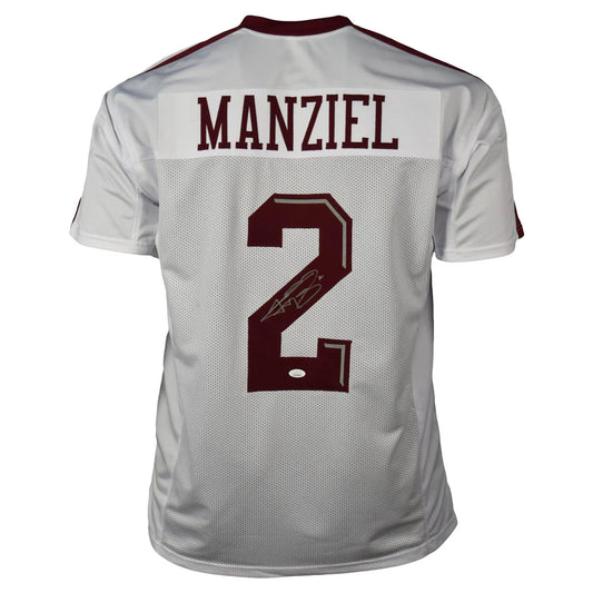 Johnny Manziel Texas A&M Aggies Autographed White College Football Jersey - LOA COA