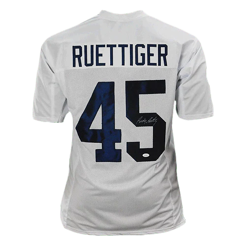 Rudy Ruettiger Notre Dame Fighting Irish White Autographed Football Jersey - JSA COA